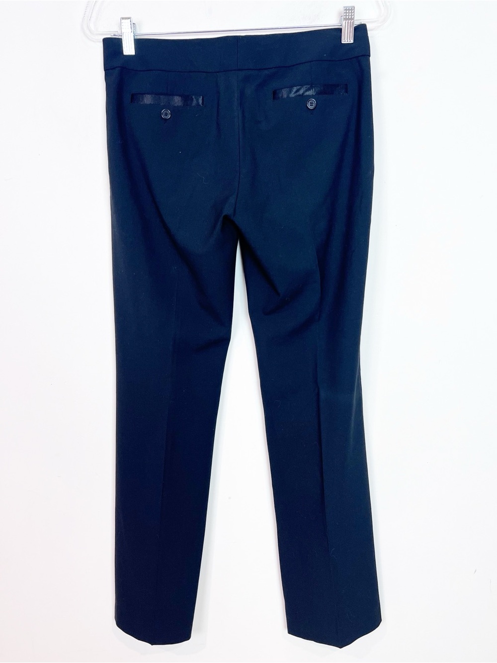 LAUNDRY BY SHELLI SEGIL BLACK TUXEDO STRIPE PANTS WOMENS SZ 4 - Picture 6 of 6
